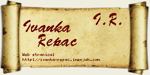 Ivanka Repac vizit kartica